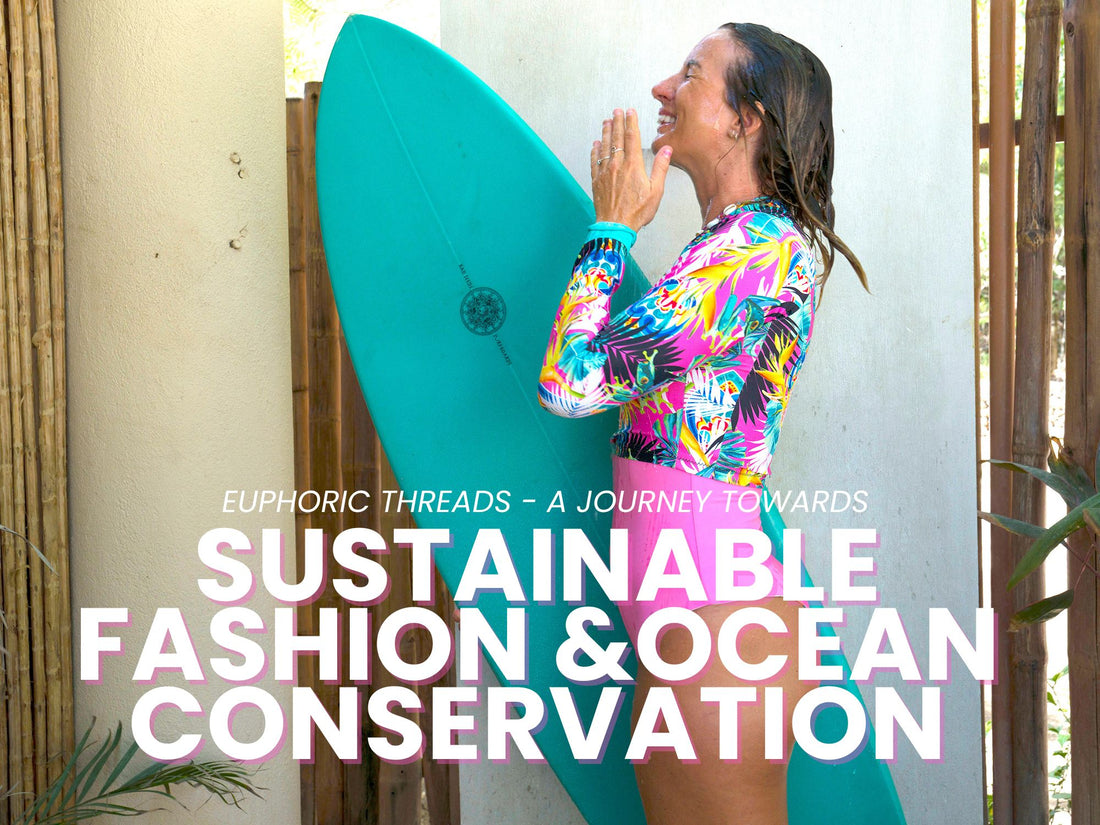 Paddleboarding fashion! SUP UK - Euphoric Threads - Handmade eco-fashion for the Waves and Waves - small batch fashion - tropical prints - pura vida costa rica - Womens eco-friendly bright colourful cap sleeved surfsuit.