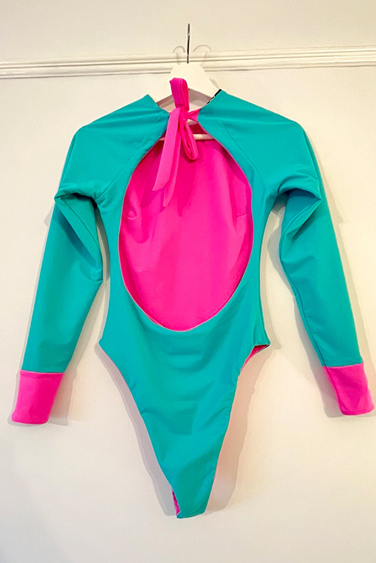 Limited Edition 90s Disco Melons REVERSIBLE high-leg Surfsuit - UK 8