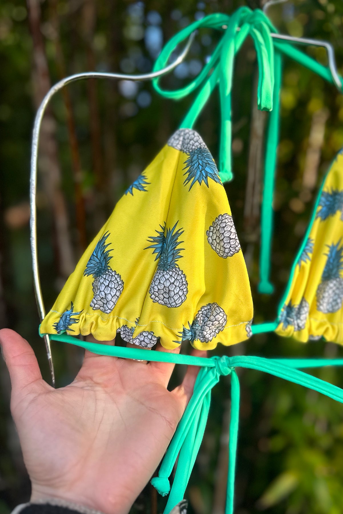 Limited Edition Reversible Pineapple Triangle Top - Large