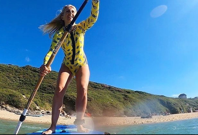 Euphoric Threads Eco Fashion for the Waves and Raves - Pineapple Surfsuit SUP Paddle Boarding