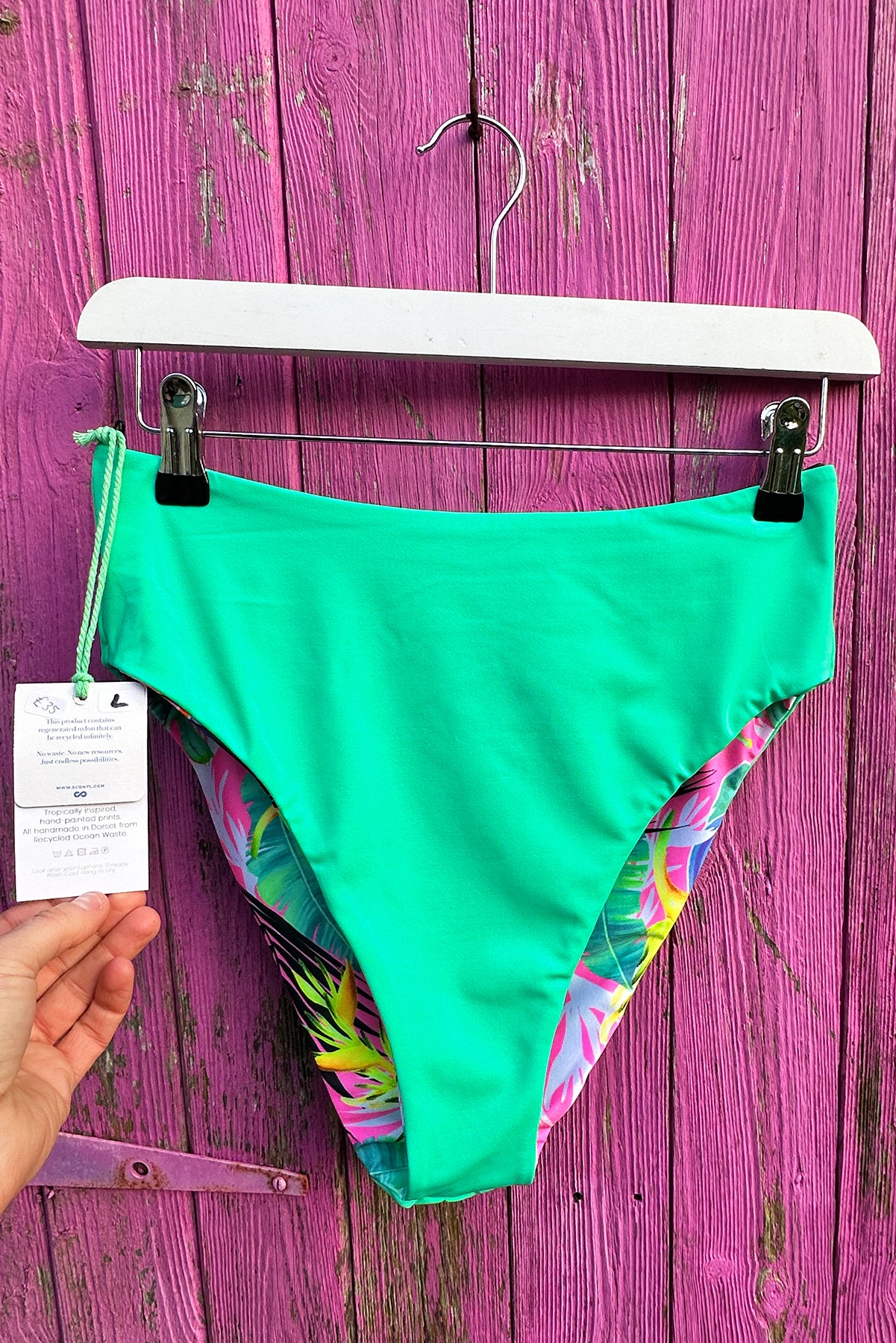 Betty High Waist Bikini Bottoms in Pura Vida