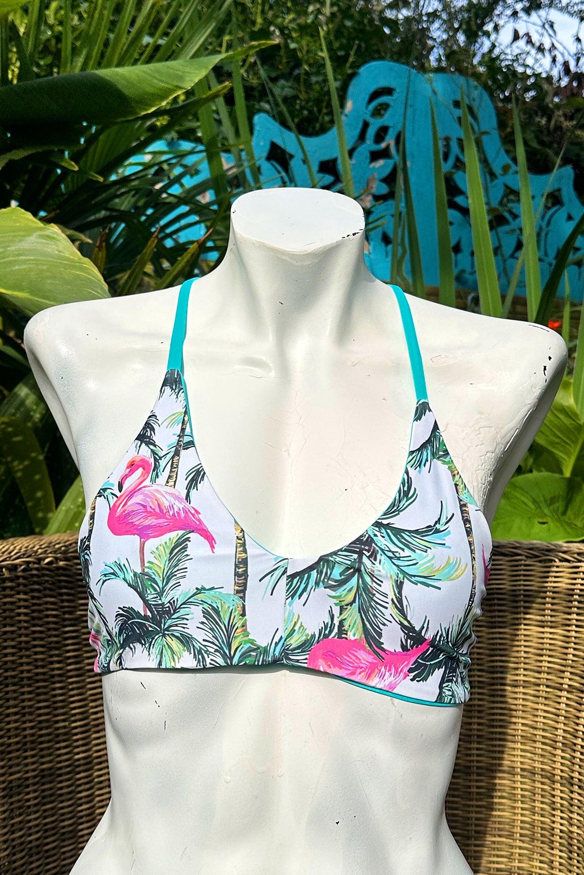 Limited Edition Flamingo Bronte Cross-Strap Bikini - Small