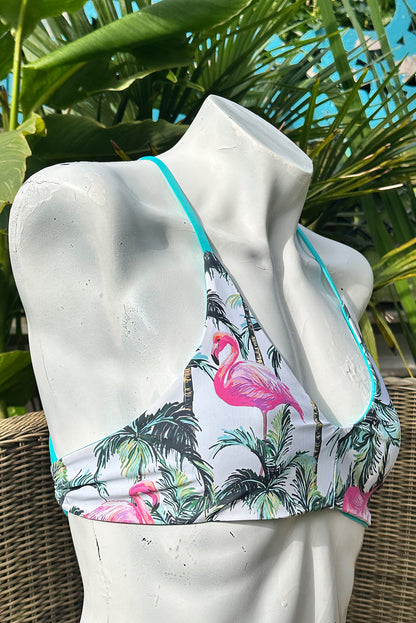 Limited Edition Flamingo Bronte Cross-Strap Bikini - Small