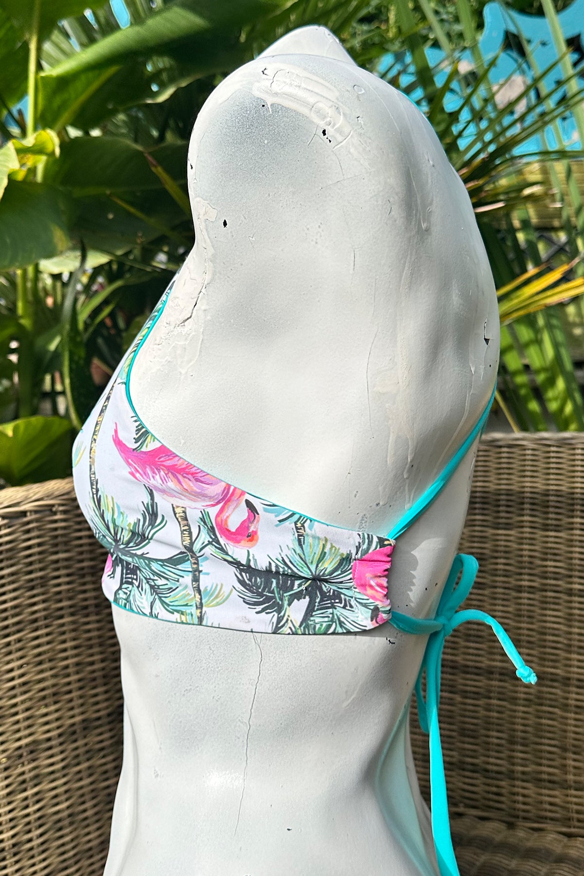 Limited Edition Flamingo Bronte Cross-Strap Bikini - Small