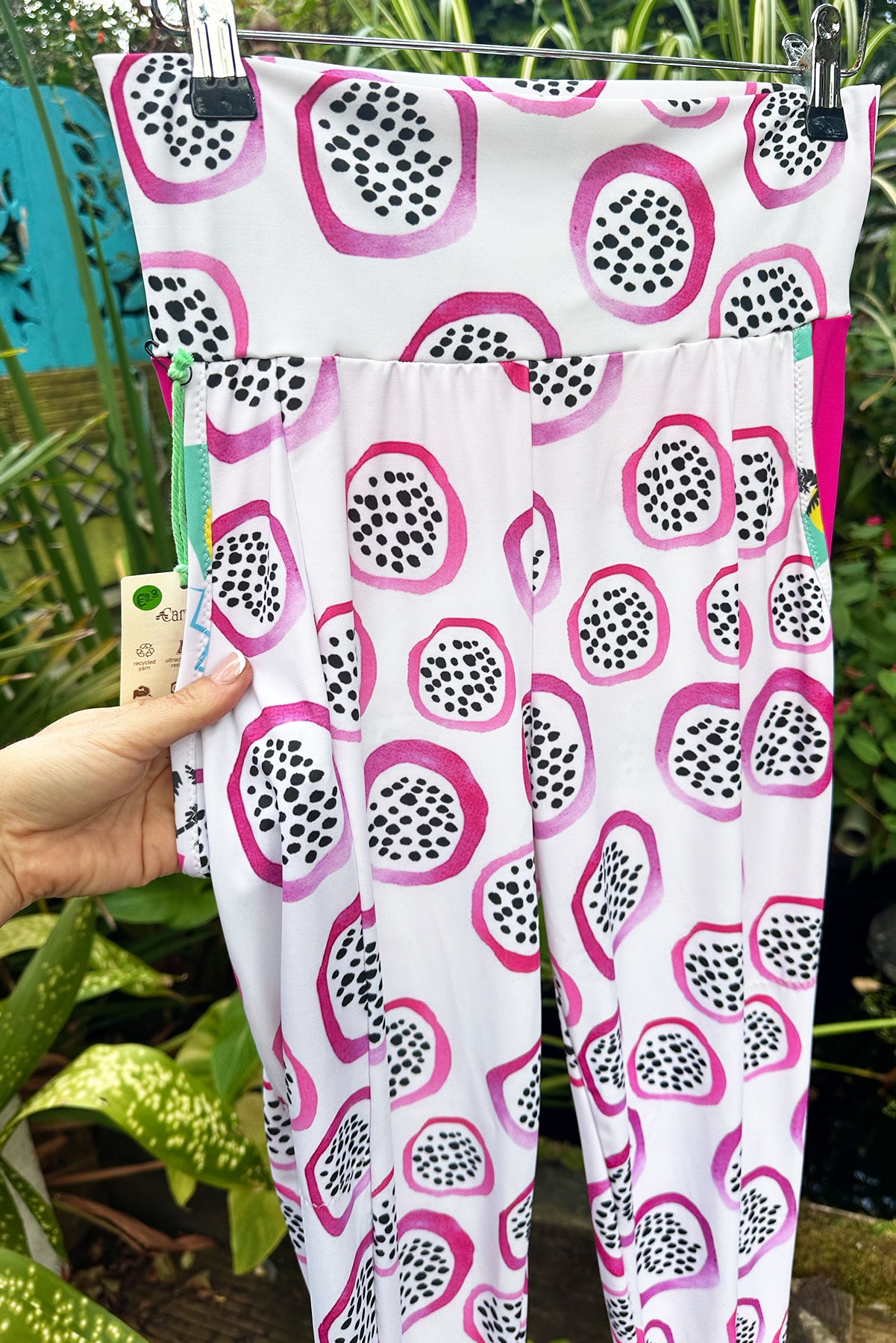 Limited Edition Pocket Leggings in Dragon Fruit print - M/L