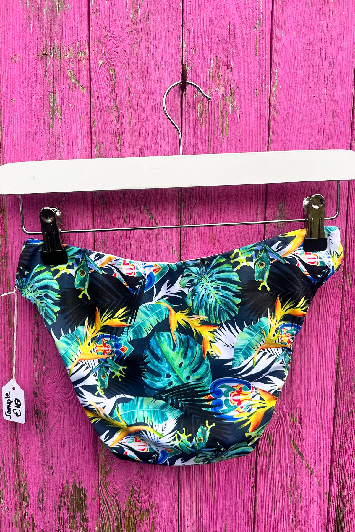 Hermosa Reversible Bikini Bottoms SAMPLE in Pura Vida & Ocean Print