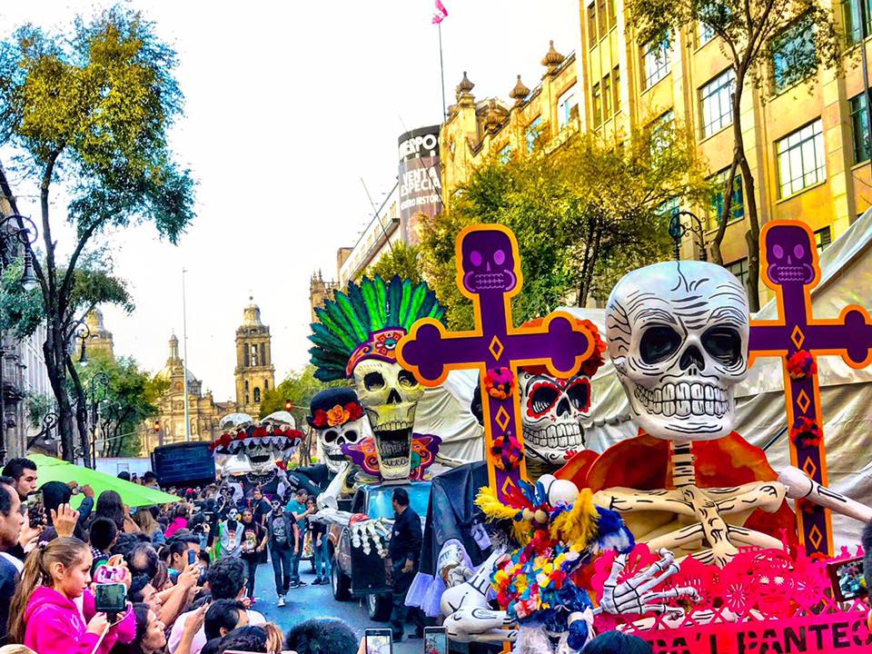 Euphoric Threads' Euphoric Escapades in Mexico City. Day of the Dead parade