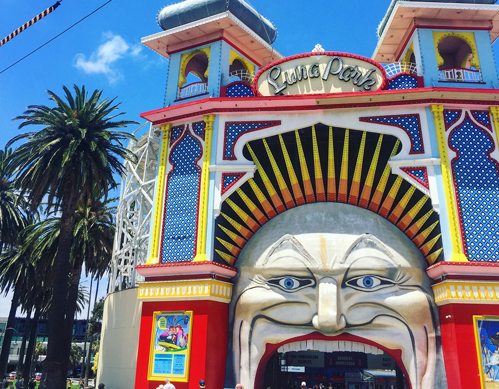 Melbourne Luna Park - EuphoricThreads' Euphoric Escapades - Australia Adventures