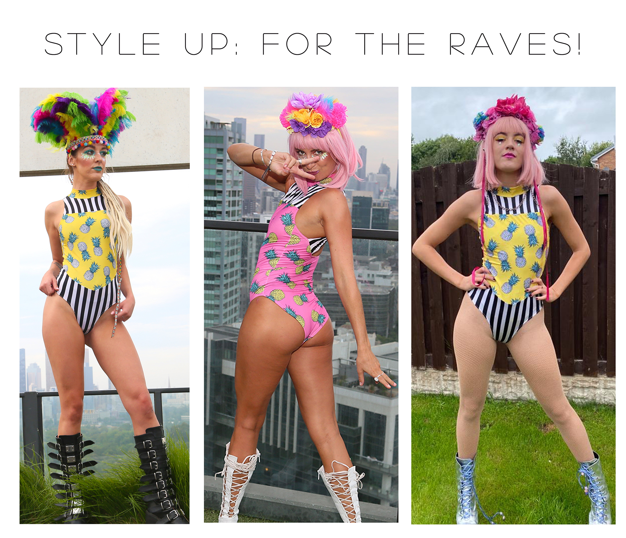 Euphoric Threads Style Series - The Babylon Bodysuit - Eco Fashion for the waves and raves