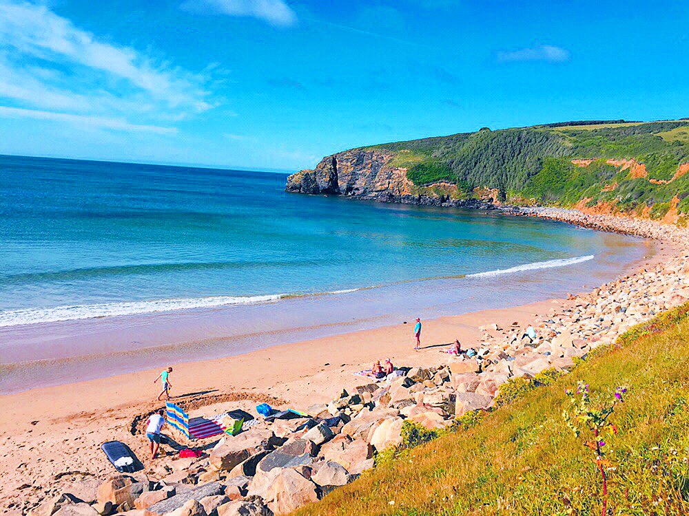 Staycation Top UK Beaches in Uk - Euphoric Threads - Watergate Bay cornwall beaches Surf Sistas