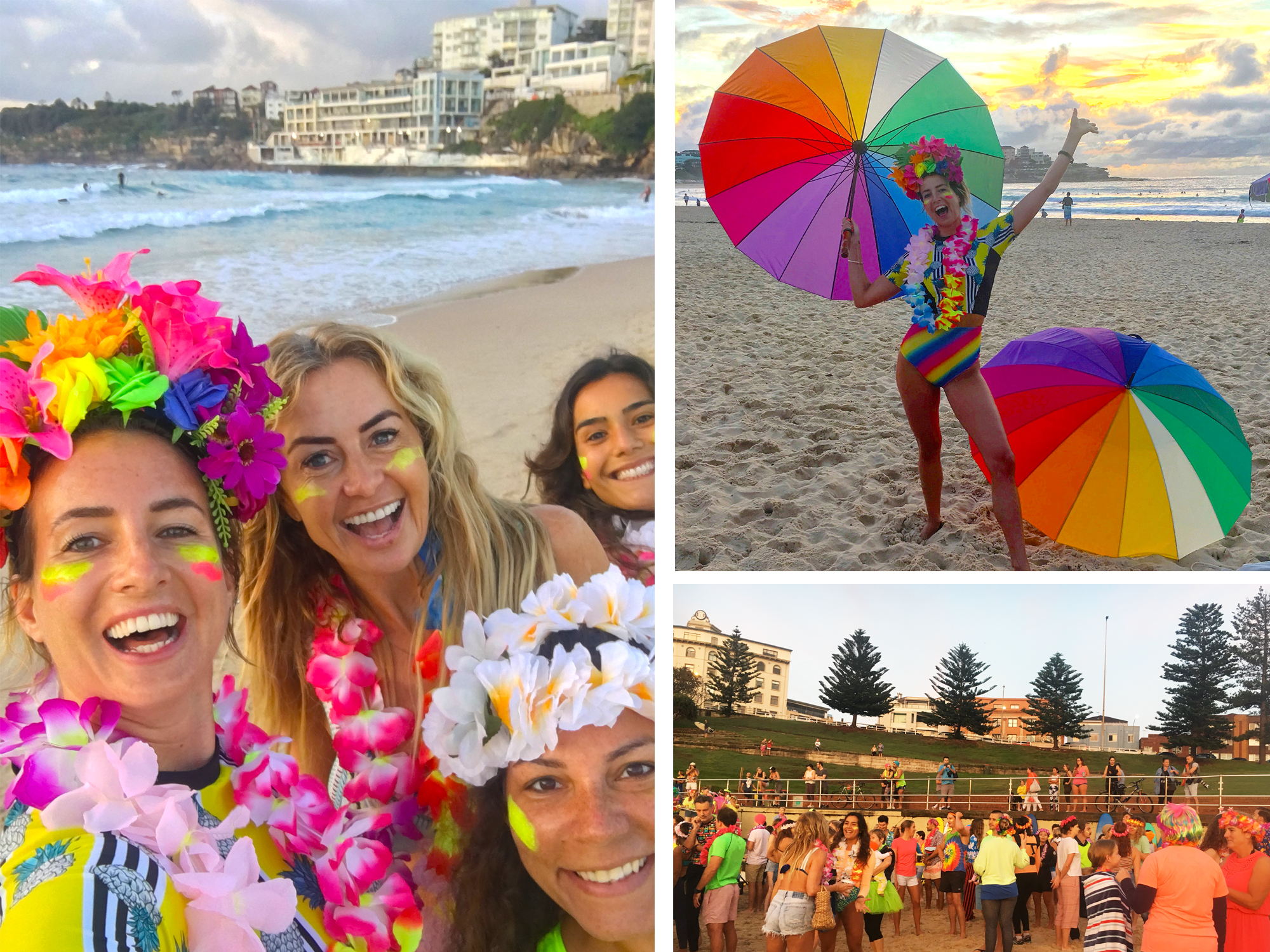 Euphoric Threads heads to Fluro Friday - One Wave is all it takes for Mental Health - Bondi Beach, Sydney