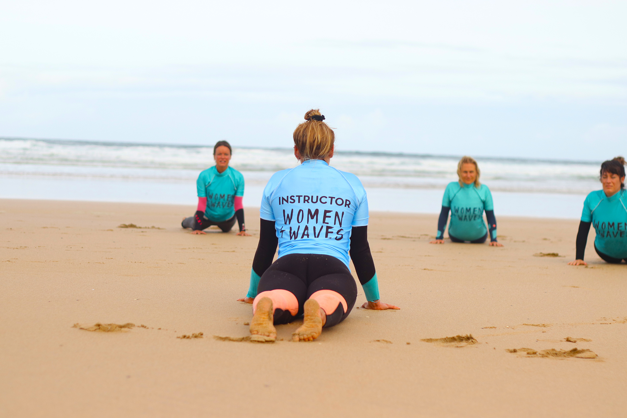 Euphoric Threads X Women + Waves Newquay surf coaching weekend